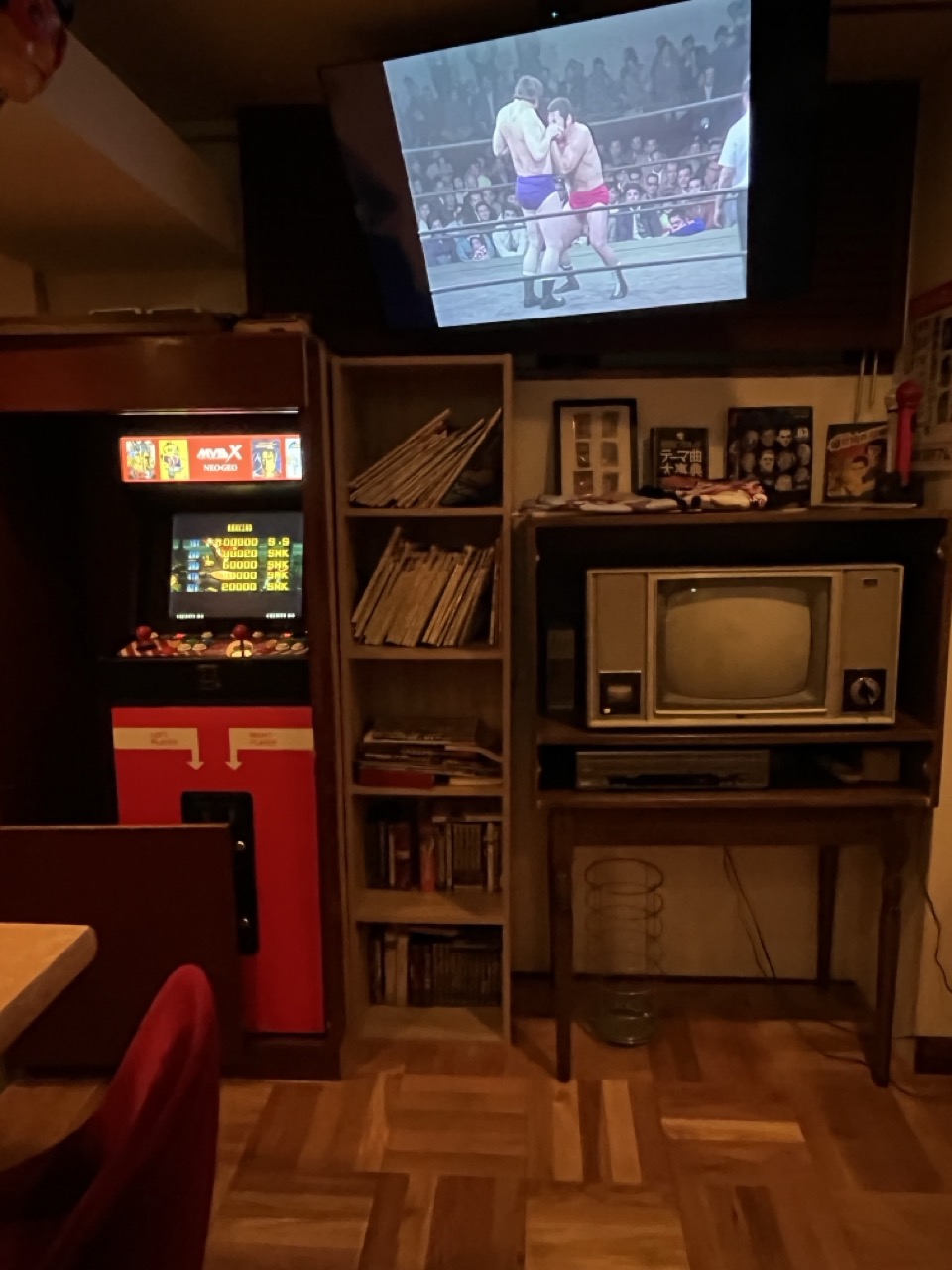 レトロ要素のある店内
